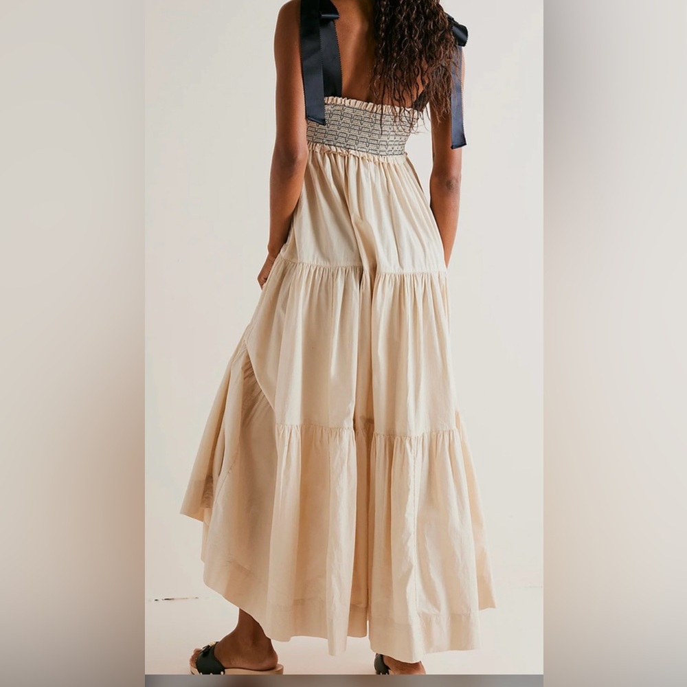FREE PEOPLE Bluebell Solid Maxi Dress NWOT - Picture 4 of 16